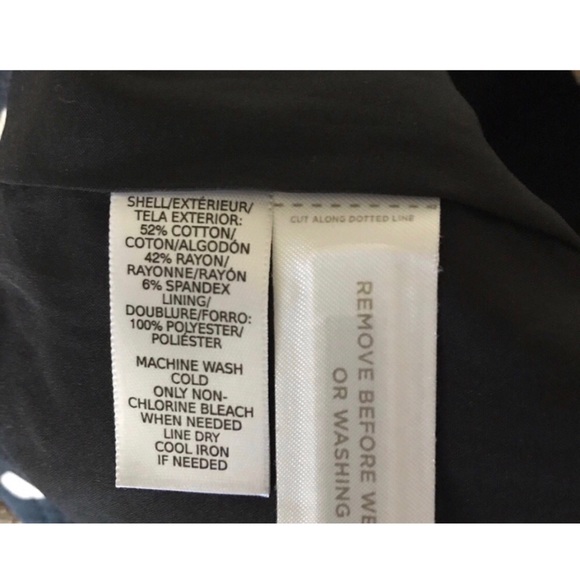 Ann Taylor Loft Black/ Tan Polka Dot Skirt - Picture 6 of 6